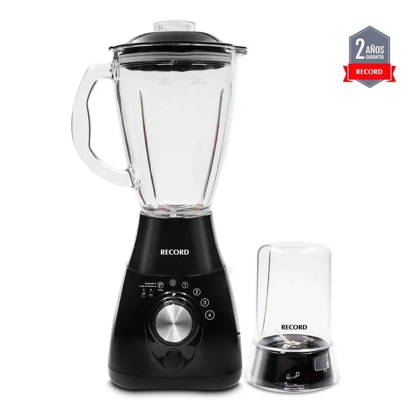 Record Licuadora 1.5 Lt 4 Velocidades Negro
