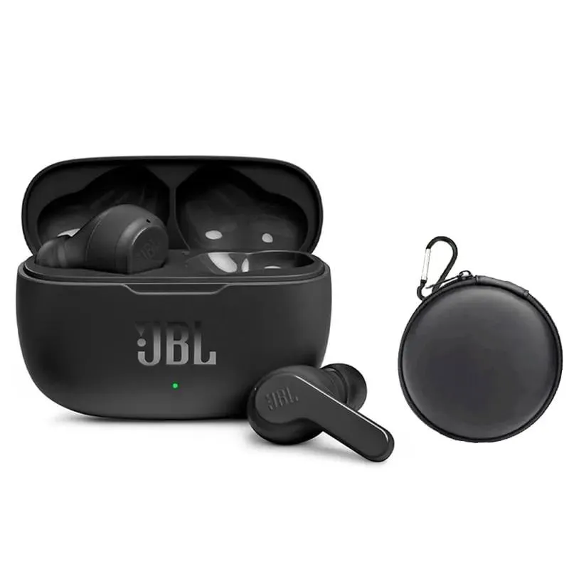 Audífonos Bluetooth JBL WAVE 200TWS - Negro y Estuche