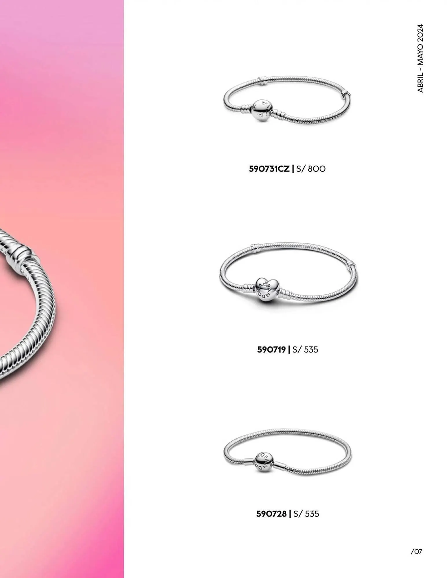 Catalogo de Catálogo Pandora 29 de abril al 31 de mayo 2024 - Pag 7