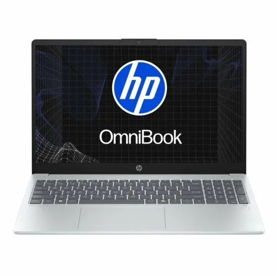 Laptop HP OmniBook 3 NGAI 15-fn0072la, AMD Ryzen™ AI 7, 24GB RAM, 512GB SSD, 15.6", FHD, Windows 11 Home, Plata glaciar