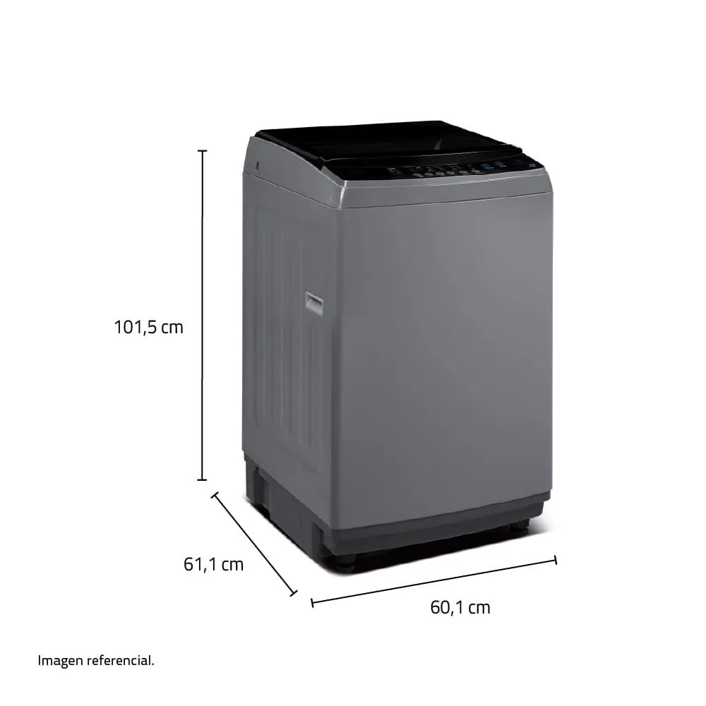 Lavadora Automatica Indurama LRI-16DGR Gris Oscuro