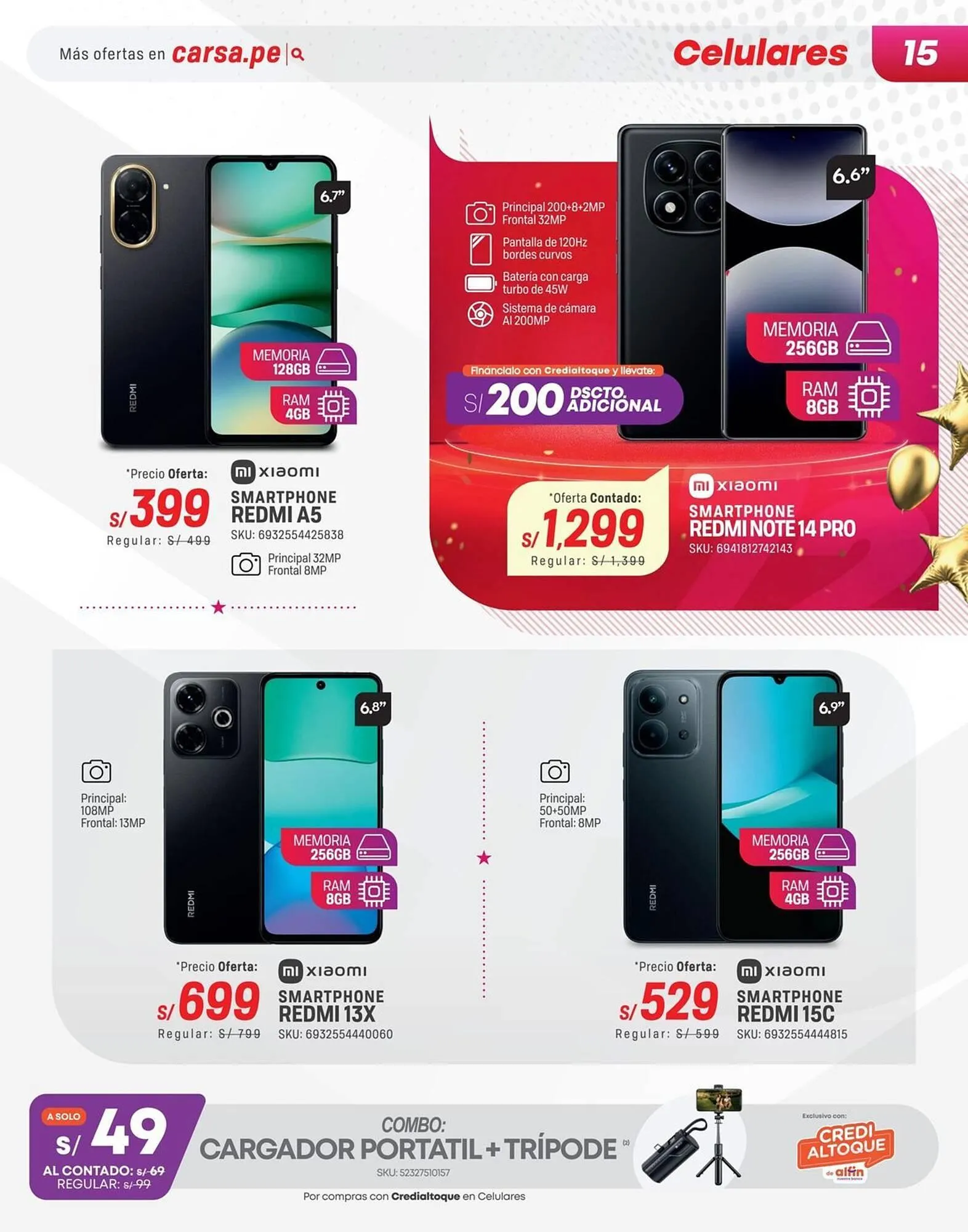 Catalogo de Catálogo Carsa 14 de octubre al 28 de octubre 2025 - Pag 15