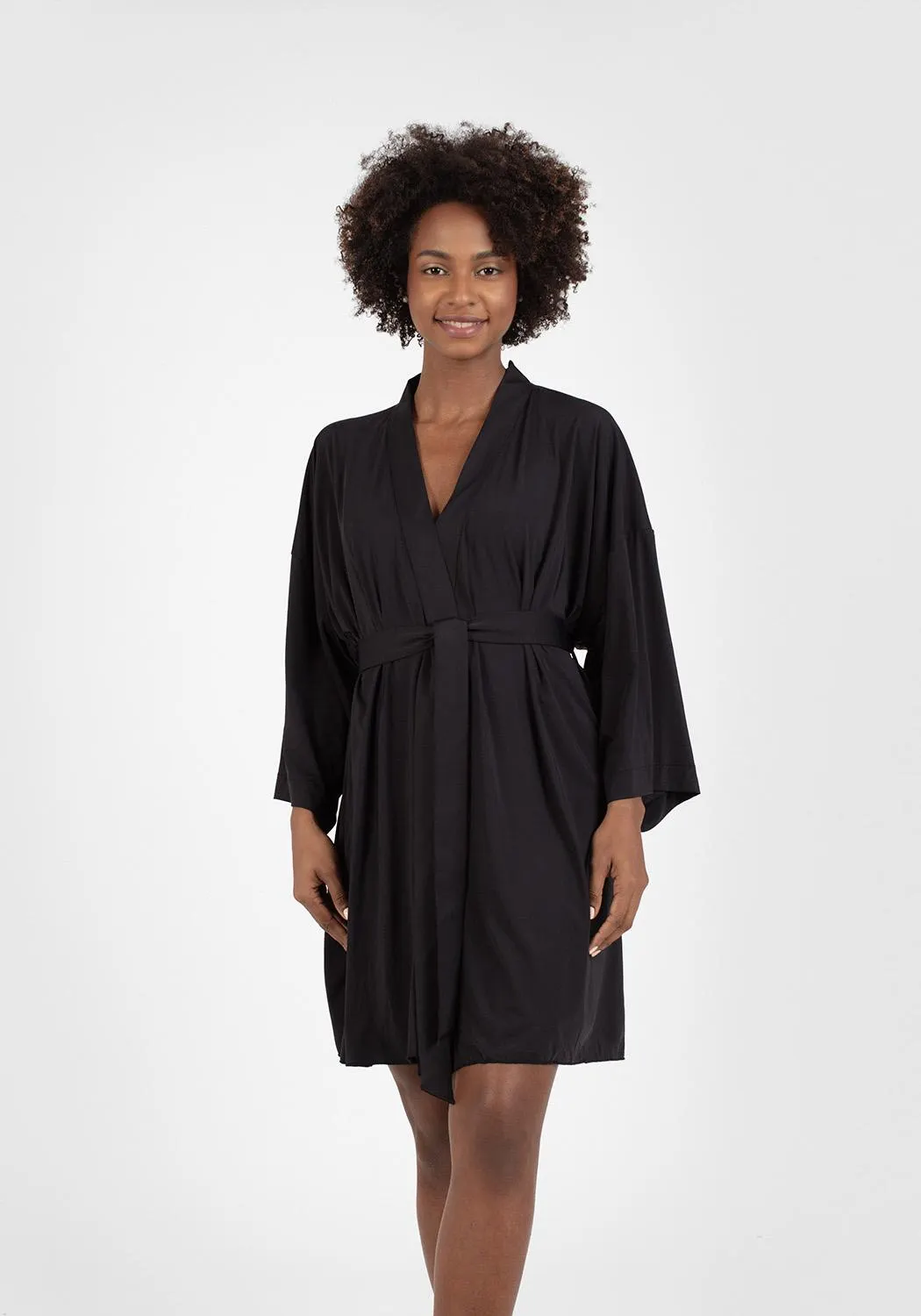 BATA MUJER MICROFIBRA NEGRO - 78.34