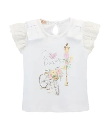 Polo Blanco Estampado | Colección Paris