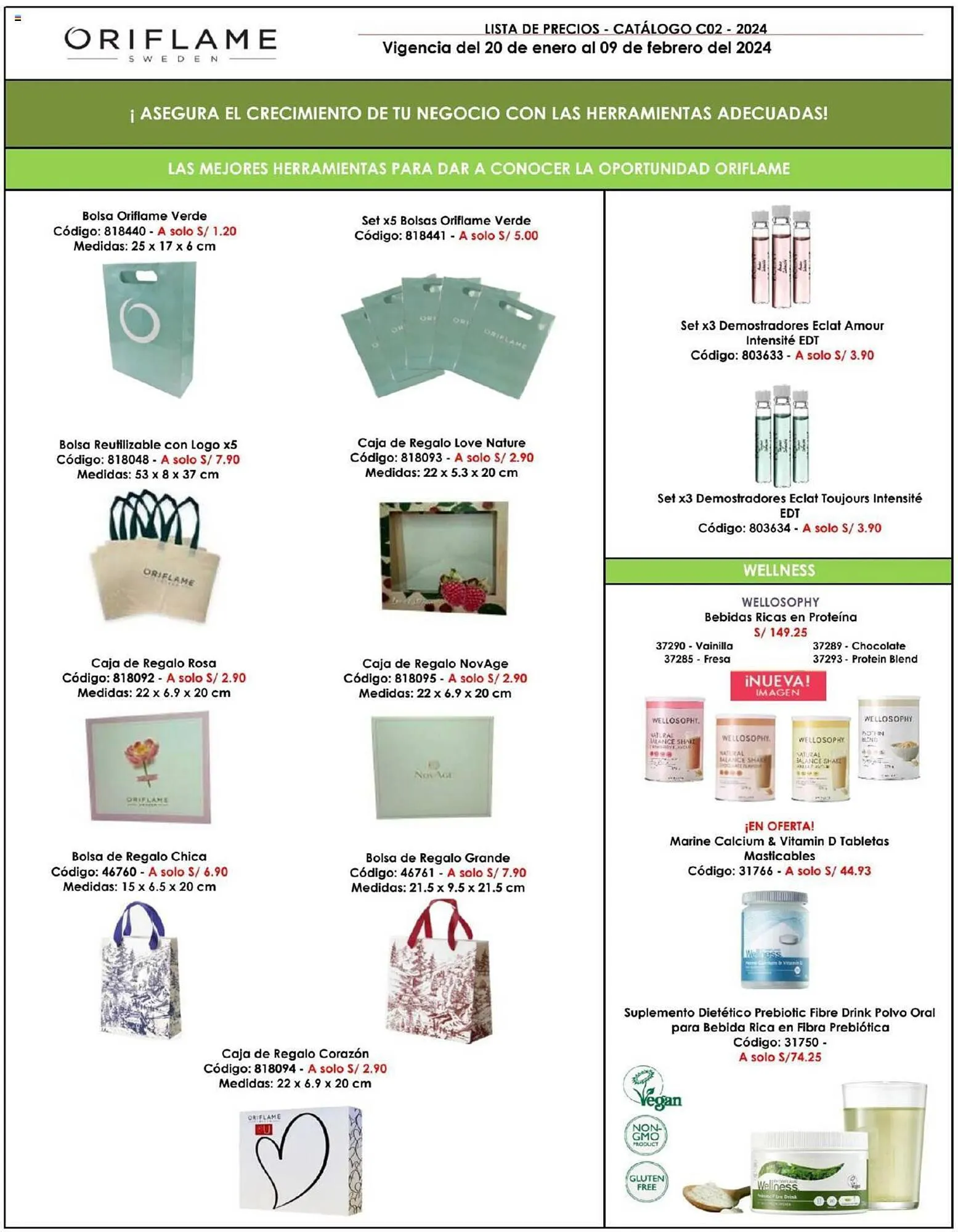 Catalogo de Catálogo Oriflame 20 de enero al 9 de febrero 2024 - Pag 1