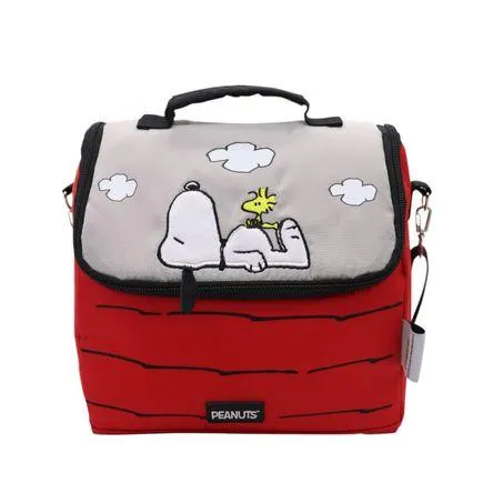 Lonchera Gris Rojo SNOOPY