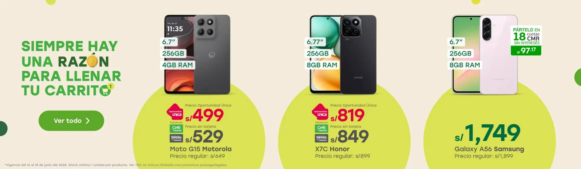 Catalogo de Catálogo Tottus 16 de junio al 18 de junio 2025 - Pag 1