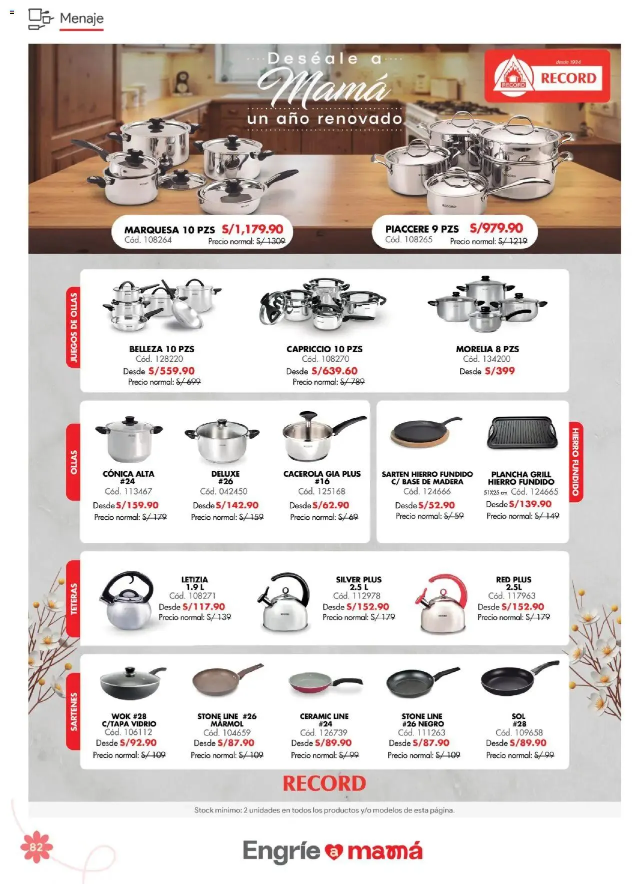 Catalogo de Hiraoka - Guia dia de la madre 26 de abril al 18 de mayo 2025 - Pag 82