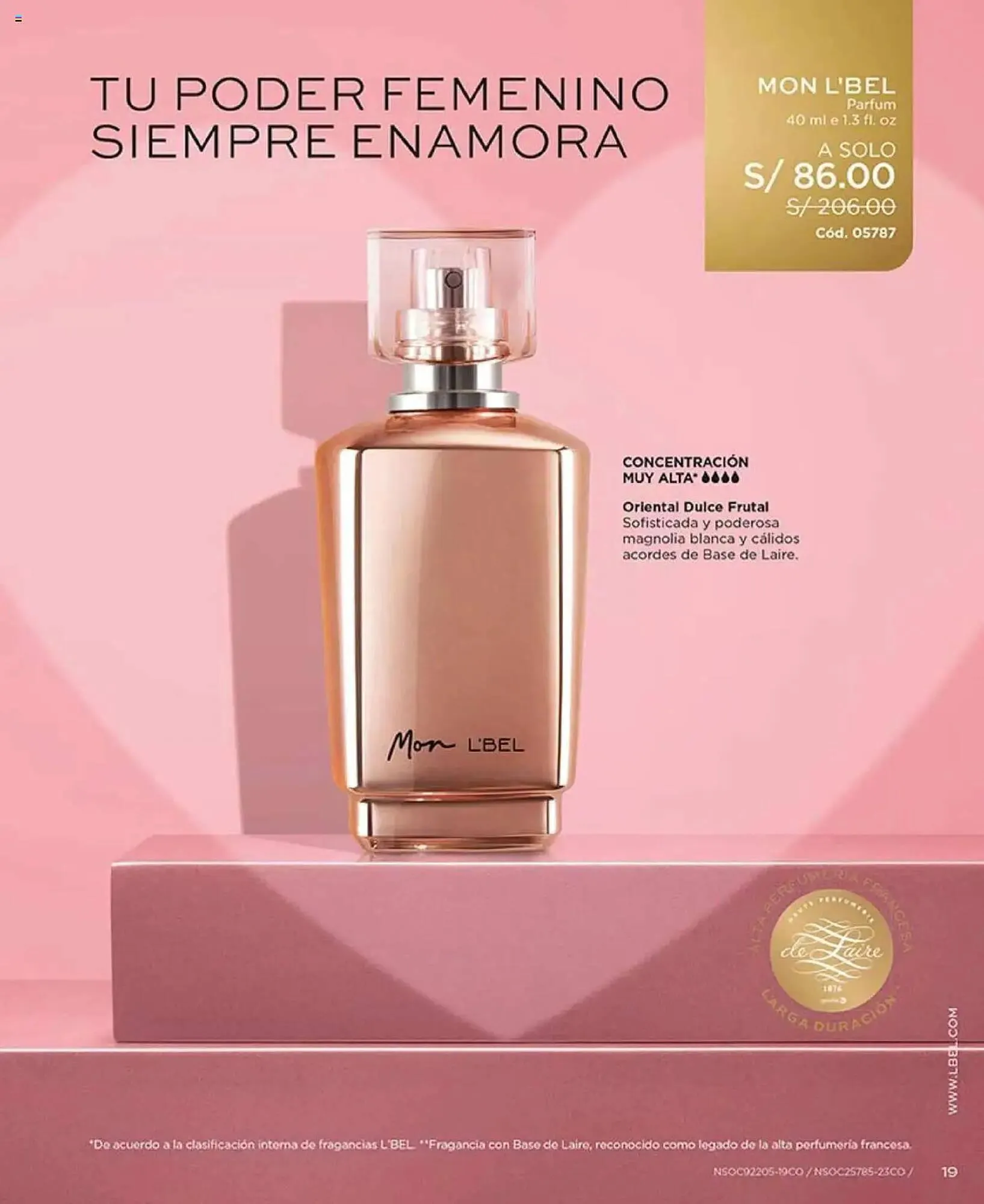 Catalogo de Catálogo L'Bel 3 de febrero al 19 de febrero 2025 - Pag 19