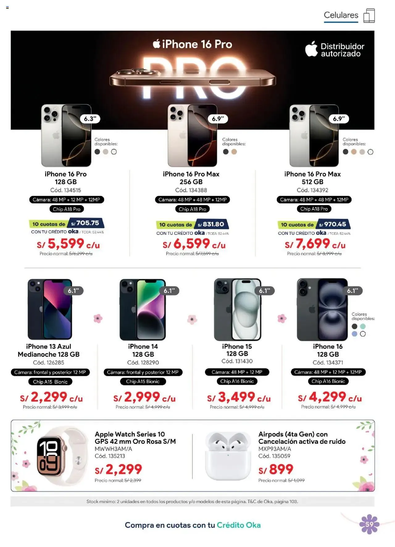 Catalogo de Hiraoka - Guia dia de la madre 26 de abril al 18 de mayo 2025 - Pag 59