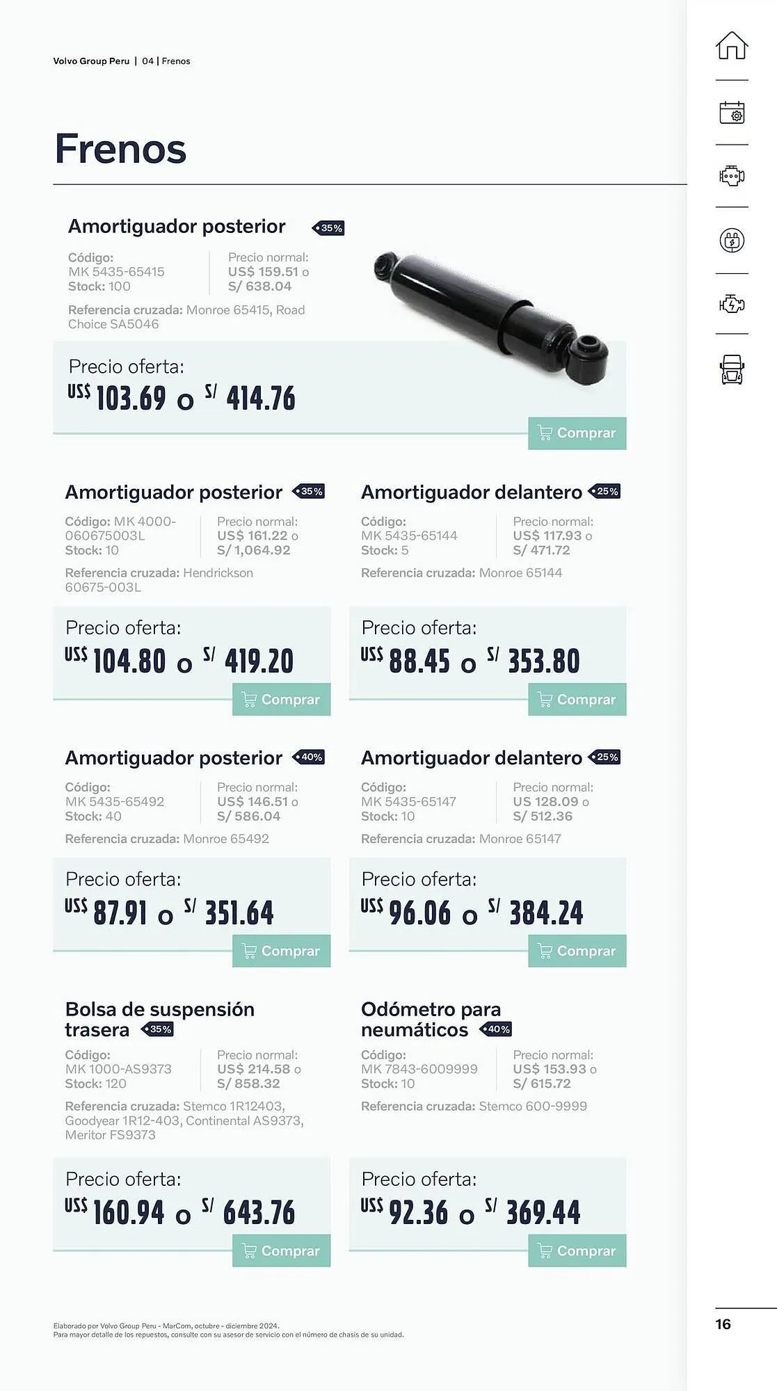 Catalogo de Catálogo Volvo 29 de octubre al 31 de diciembre 2024 - Pag 16