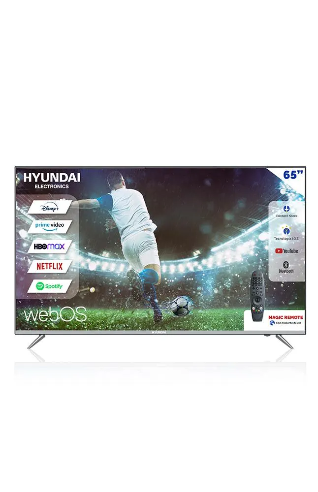 TV Hyundai 65" 4K UHD Smart WebOS HYLED6508W4KM