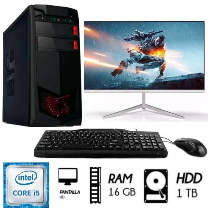 Desktop 24" Free Dos Intel Core i5 3.2 Ghz 16GB 1TB SGMP93