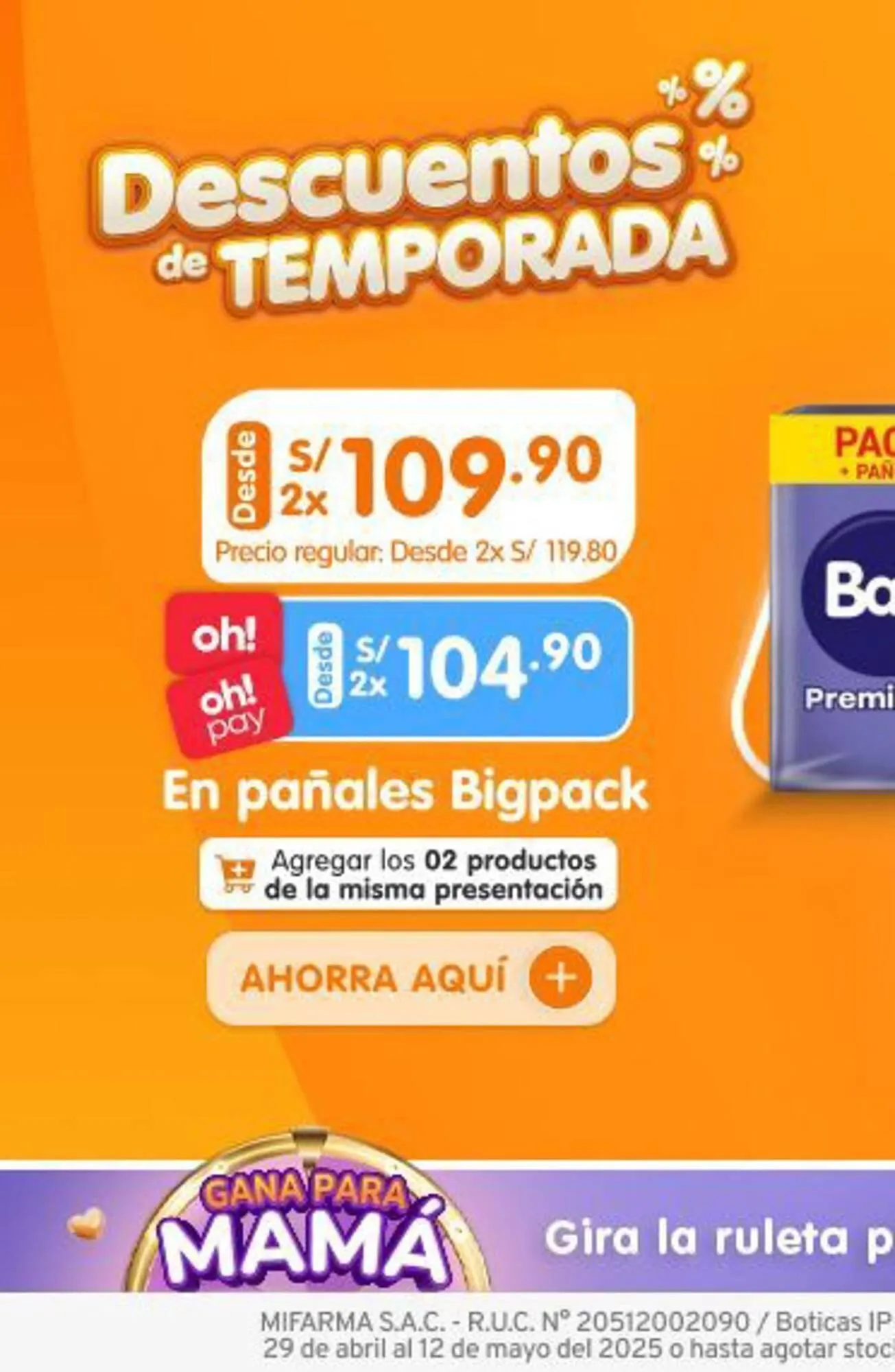 Catalogo de Catálogo Mifarma 7 de mayo al 12 de mayo 2025 - Pag 8