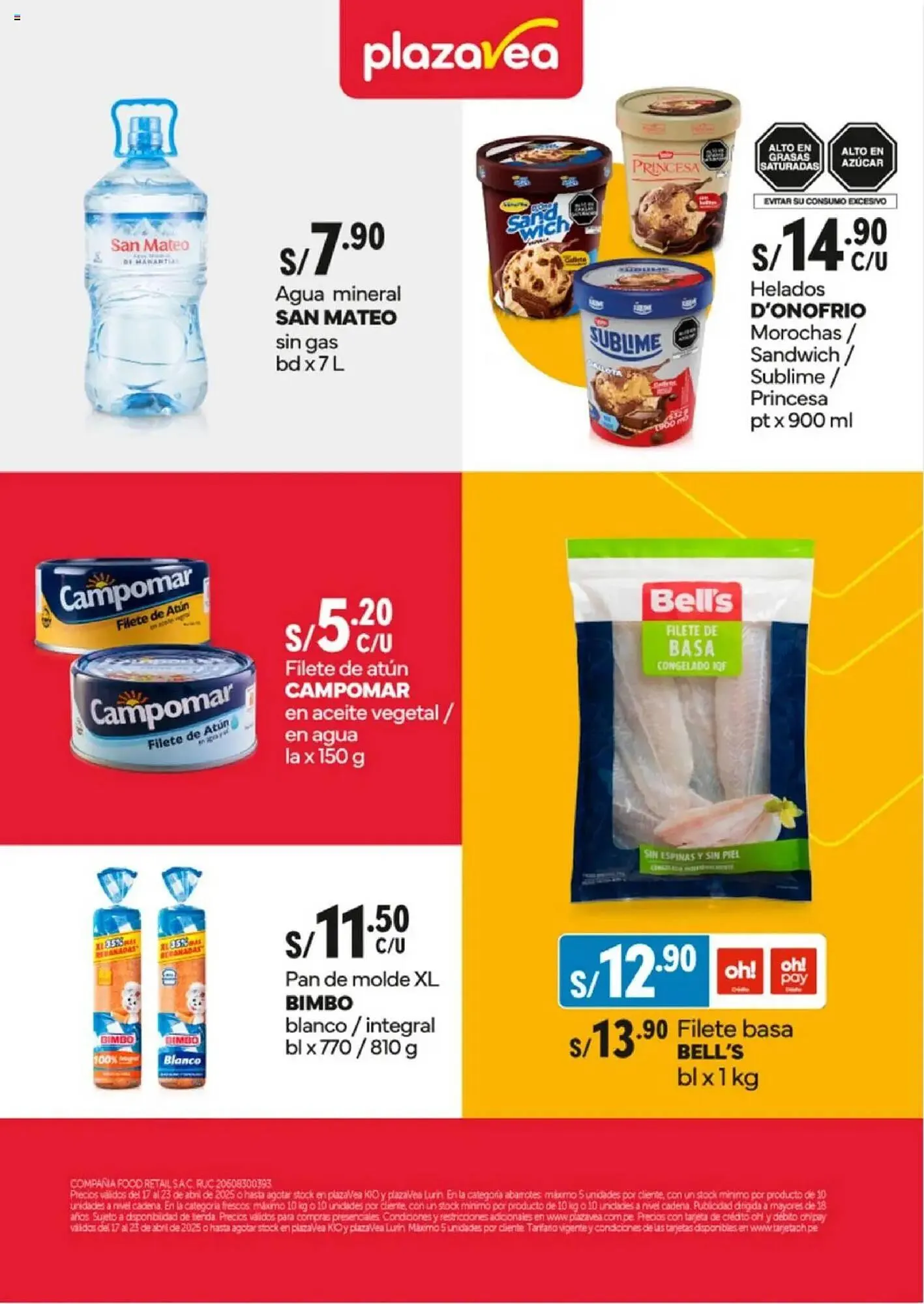 Catalogo de Catálogo Plaza Vea 17 de abril al 24 de abril 2025 - Pag 4