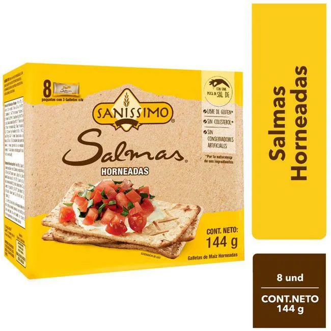 Galletas Saludables SALMAS Caja 144g