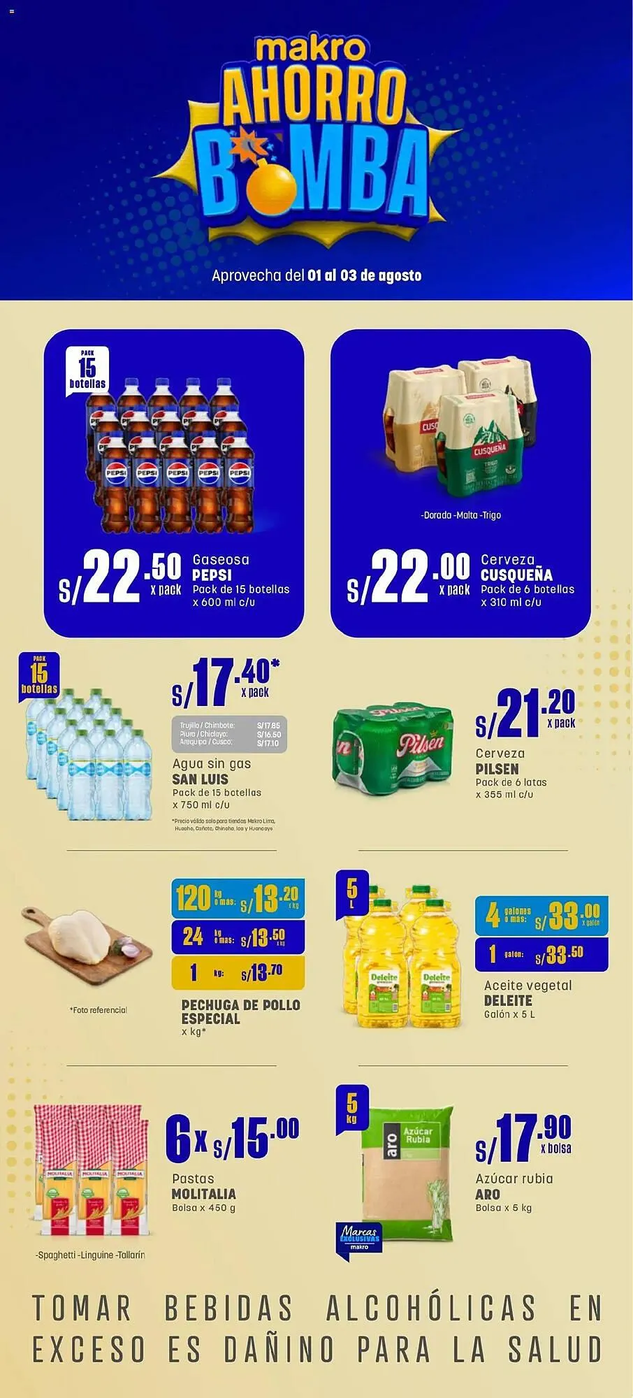 Catalogo de Catálogo Makro 1 de agosto al 3 de agosto 2025 - Pag 1