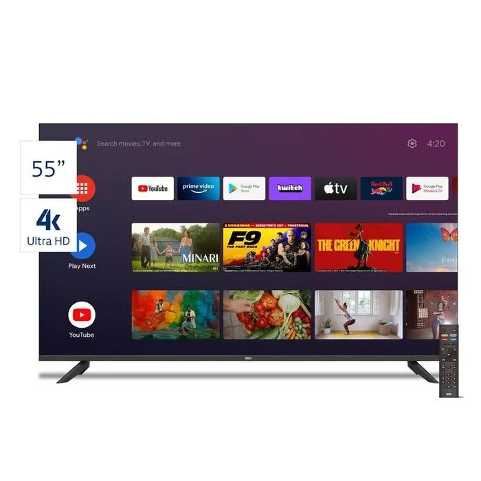 TV BGH 55" Android 4K Ultra HD Smart TV B5523UK6AIP