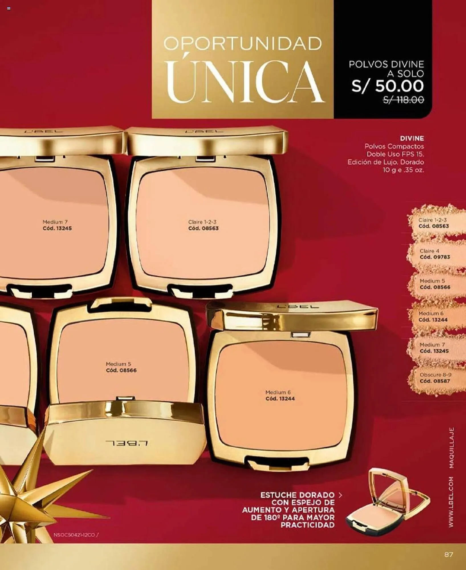 Catalogo de Catálogo L'Bel 17 de noviembre al 3 de diciembre 2024 - Pag 87