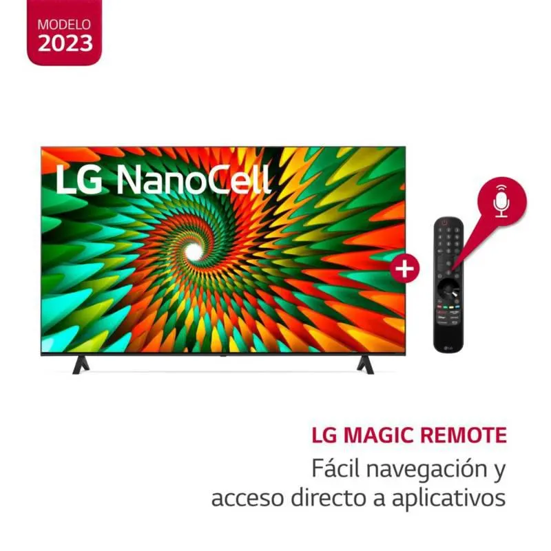 Televisor 65" LG NanoCell 4K ThinQ AI 65NANO77SRA (2023)