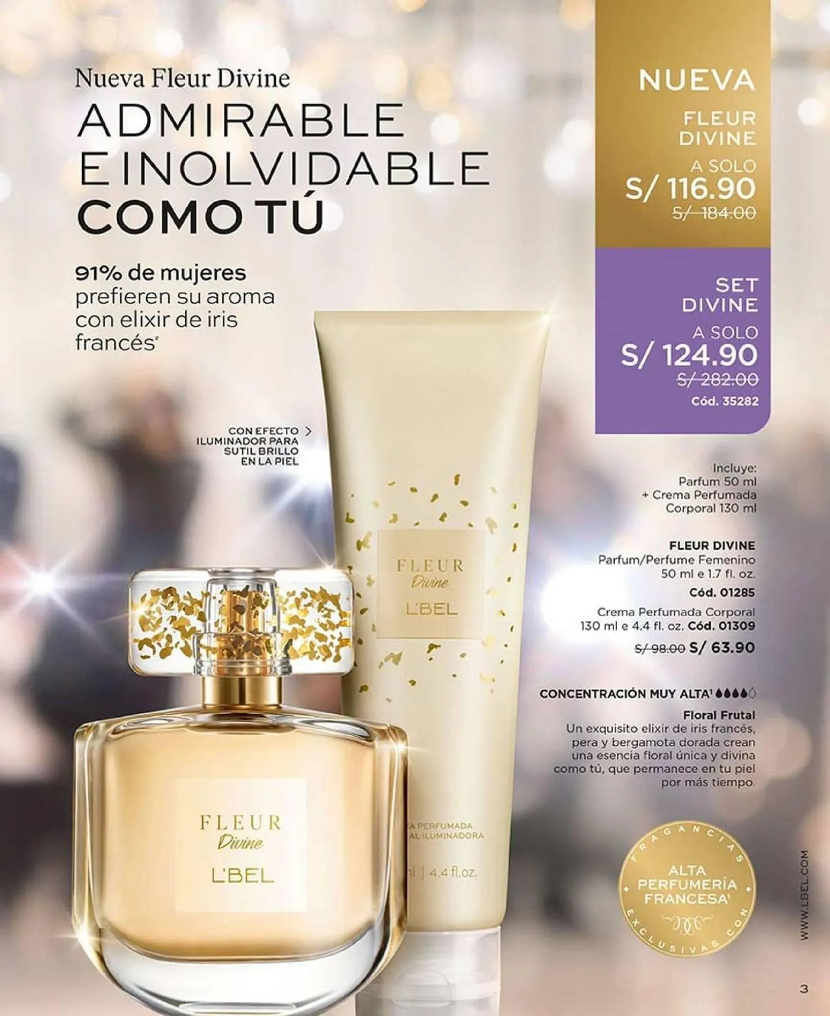 Catalogo de Catálogo L'Bel 17 de setiembre al 31 de octubre 2025 - Pag 3