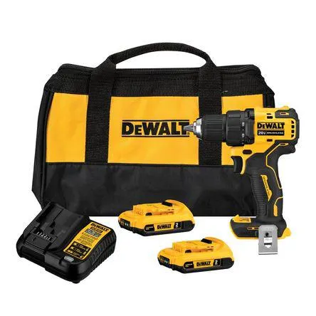Taladro Atornillador 1/2" 20V BRUSHLESS ATOMIC DCD708D2 Dewalt