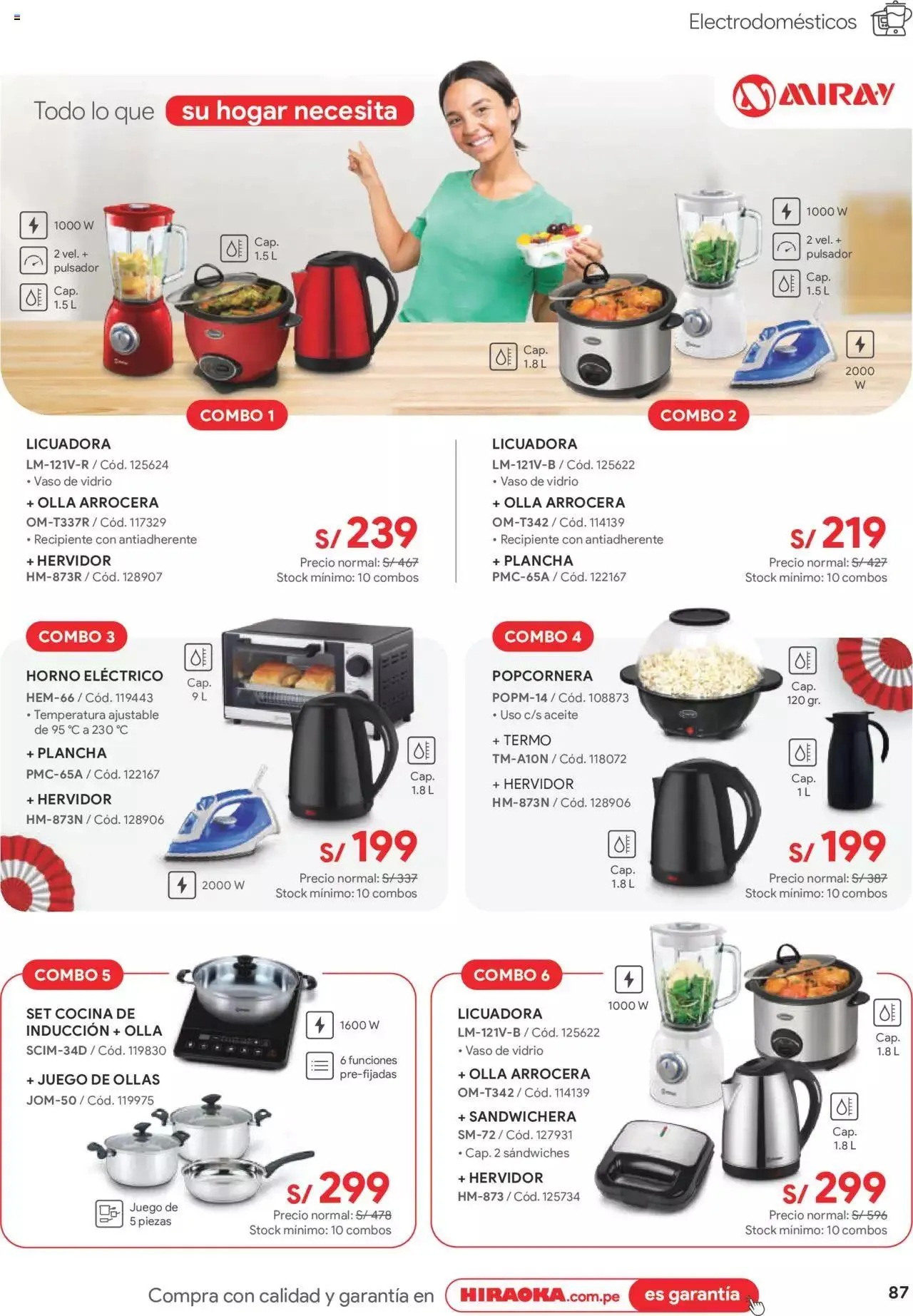 Catalogo de Catálogo Hiraoka 8 de julio al 31 de julio 2023 - Pag 87