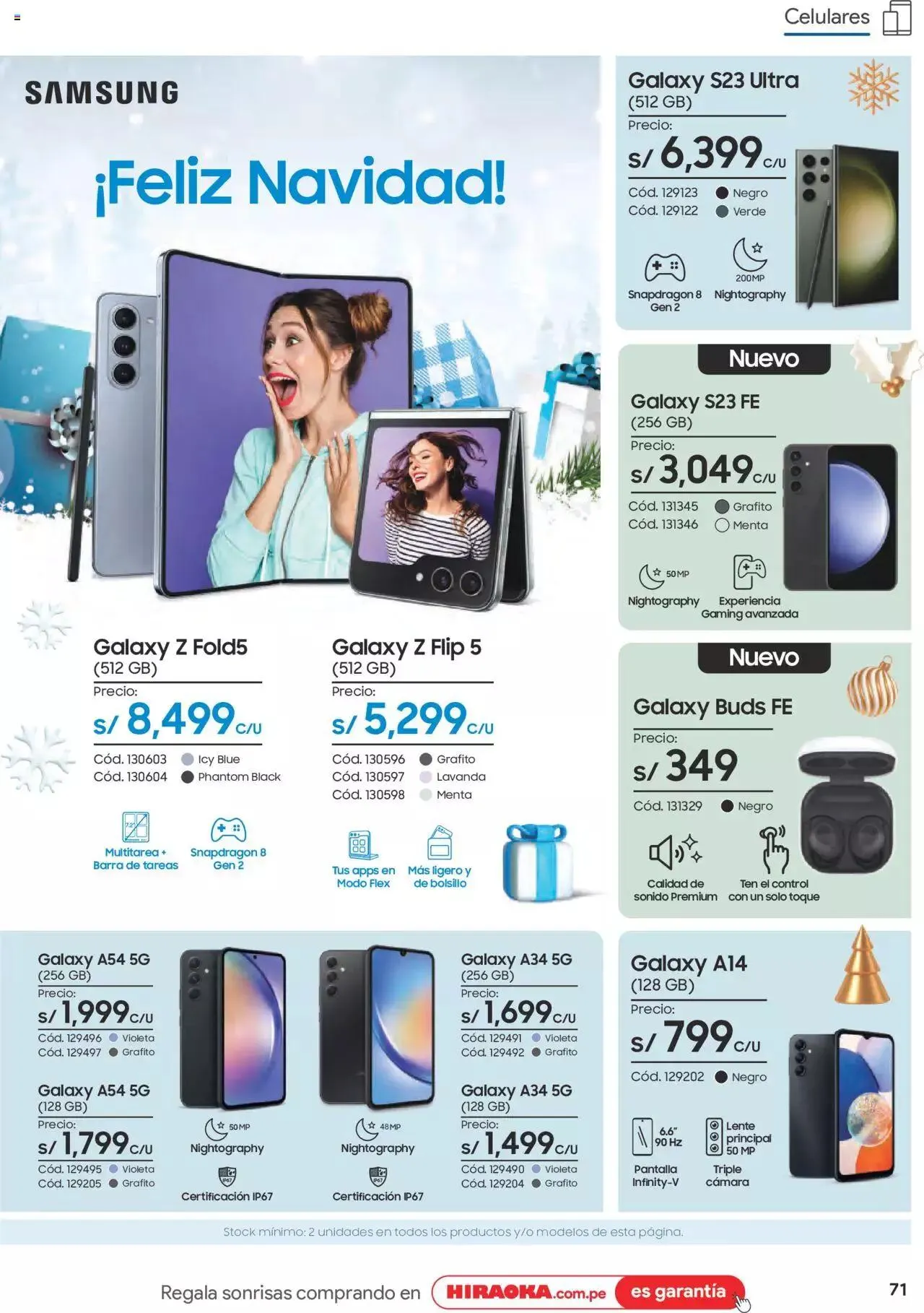 Catalogo de Catálogo Hiraoka 12 de diciembre al 31 de diciembre 2023 - Pag 71