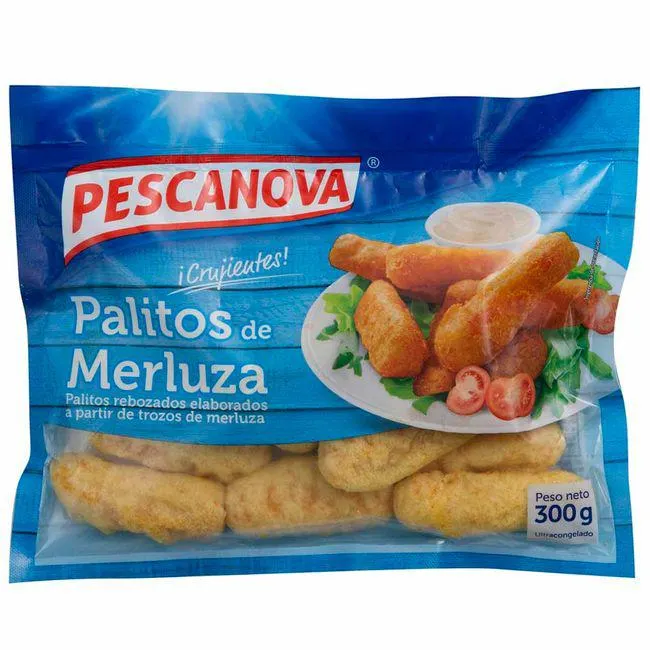 Palitos de Merluza PESCANOVA Bolsa 300g