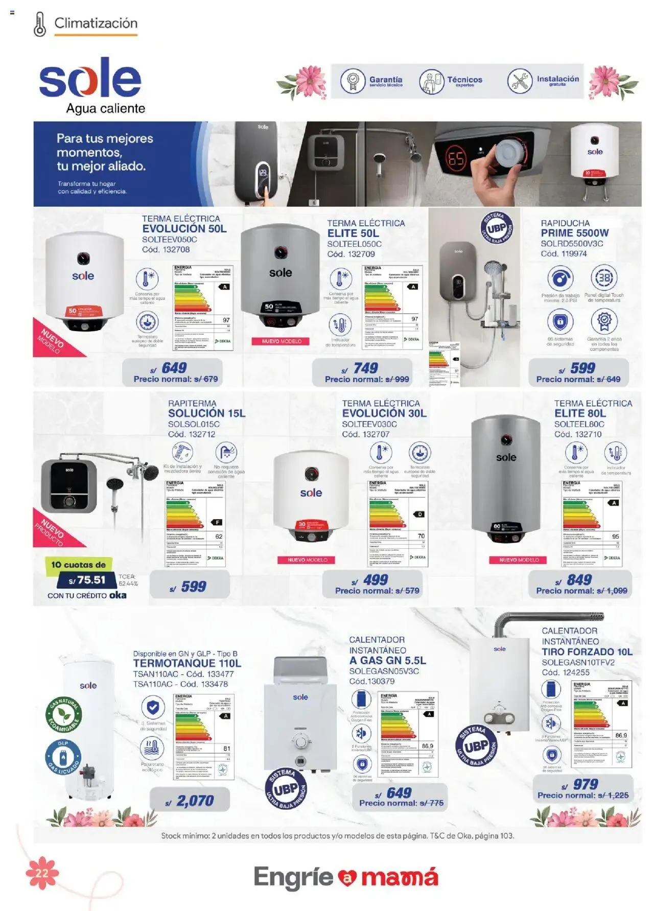 Catalogo de Hiraoka - Guia dia de la madre 26 de abril al 18 de mayo 2025 - Pag 22