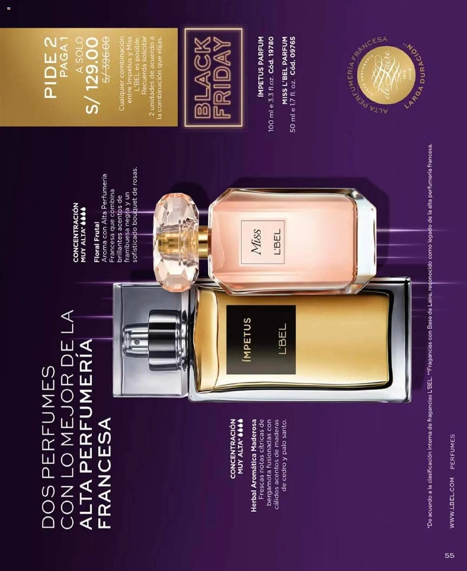 Catalogo de Catálogo L'Bel 17 de noviembre al 3 de diciembre 2024 - Pag 55