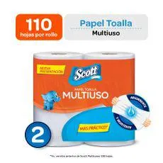 Papel Toalla Scott Multiusos 2un