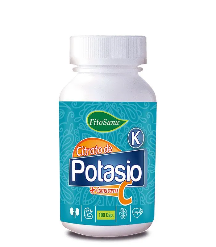 Citrato de Potasio Cápsulas – 100 unidades