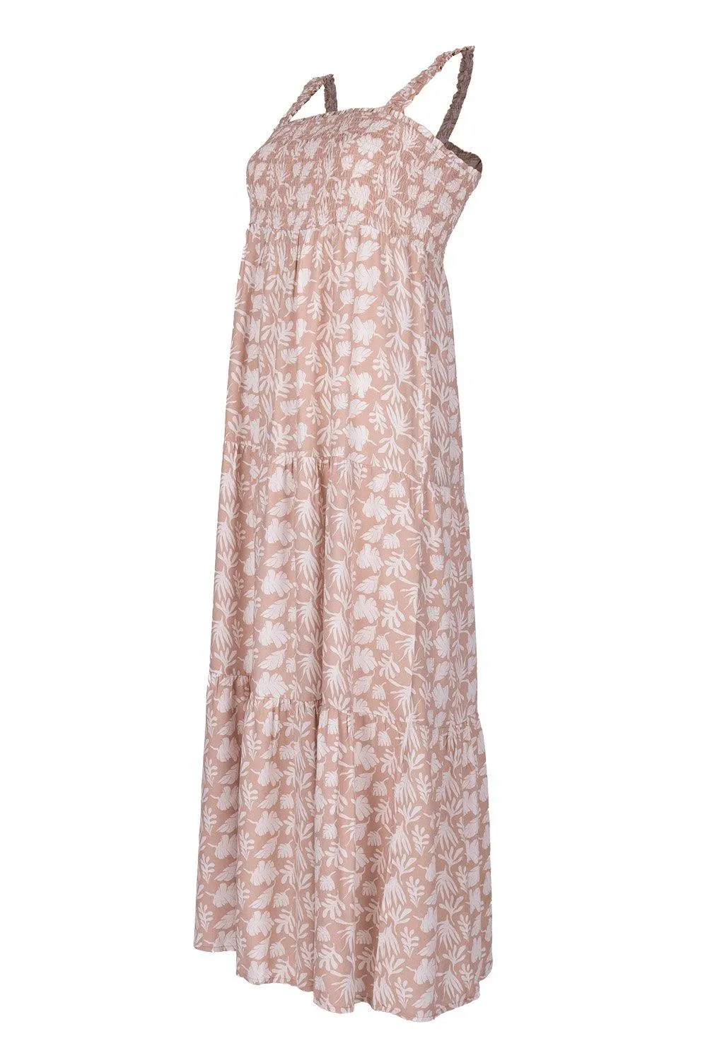 Vestido Panal Largo Mujer Redwood