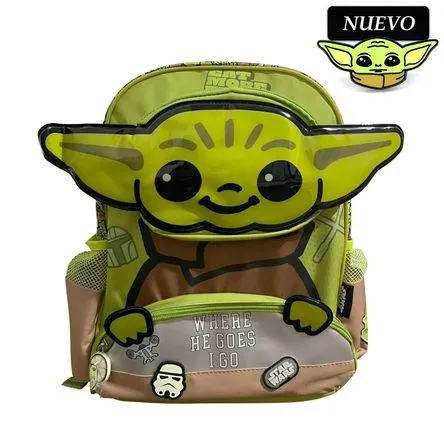Mochila Missi Baby Yoda Mandalorian A4