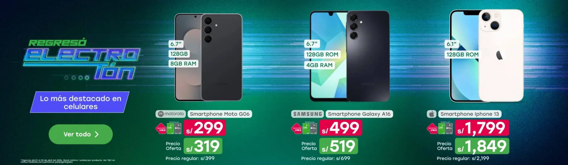 Catalogo de Catálogo Tottus 1 de abril al 5 de abril 2026 - Pag 1