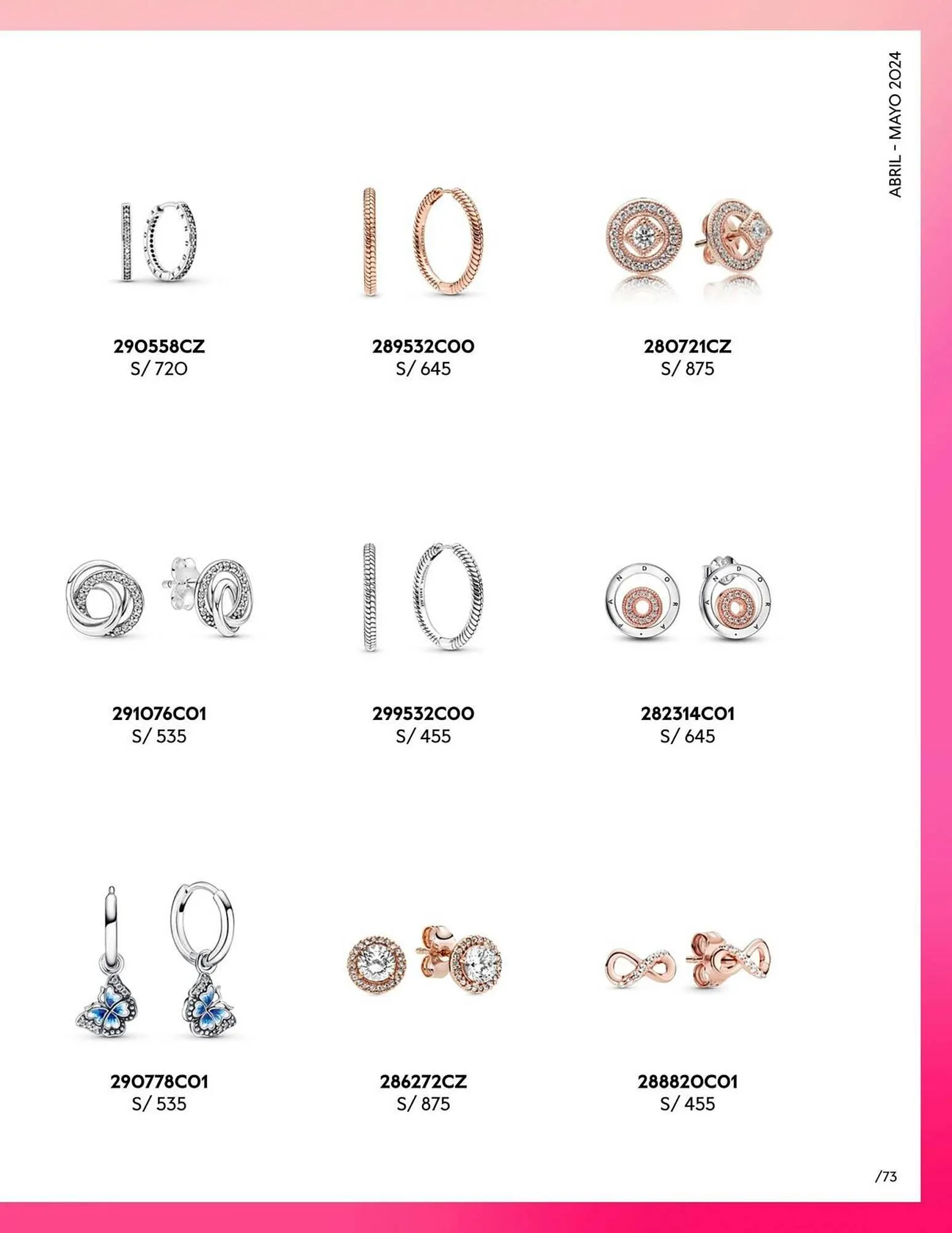 Catalogo de Catálogo Pandora 29 de abril al 31 de mayo 2024 - Pag 73
