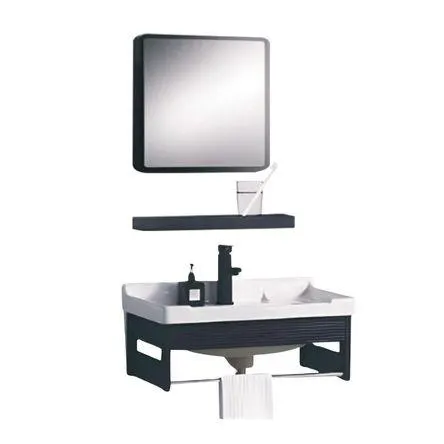 Vanitorio Cerámica Negro Modelo VN0001 Soho Carpets