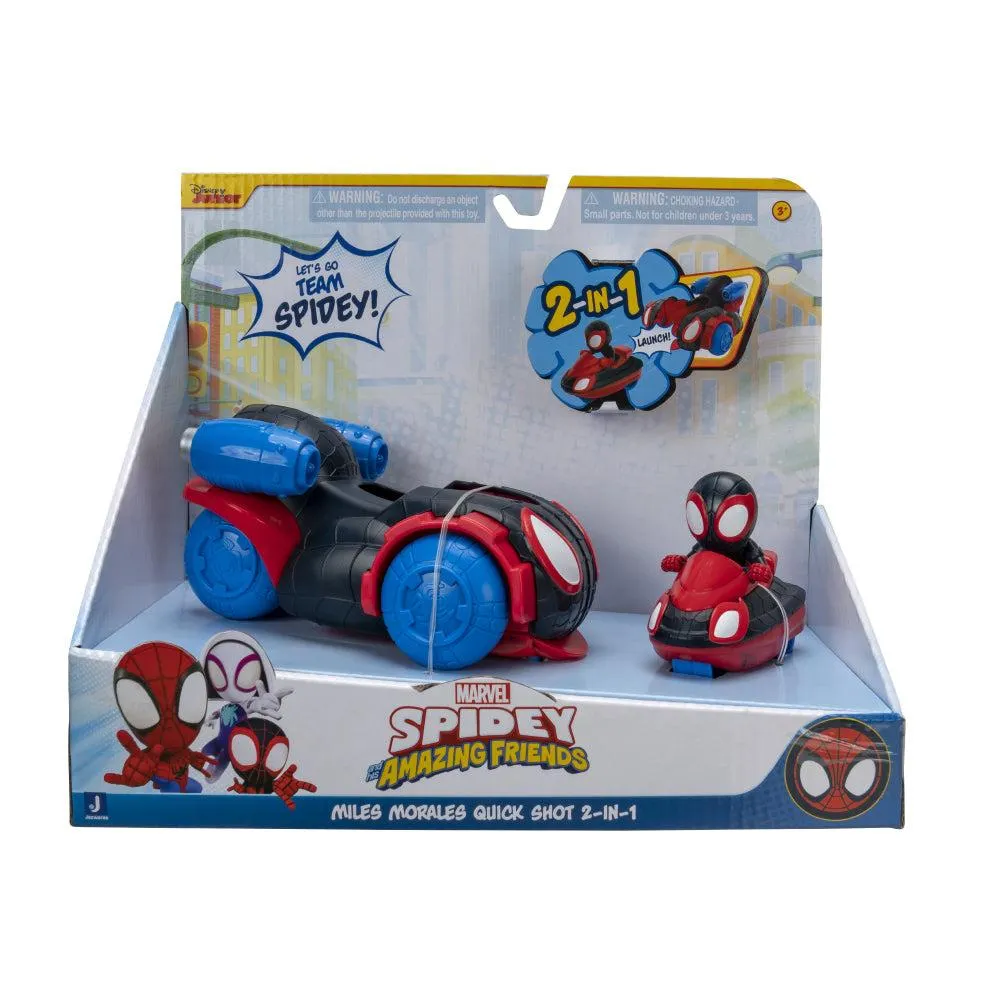 SPIDEY SET DE VEHÍCULO MILES MORALES 2 EN 1