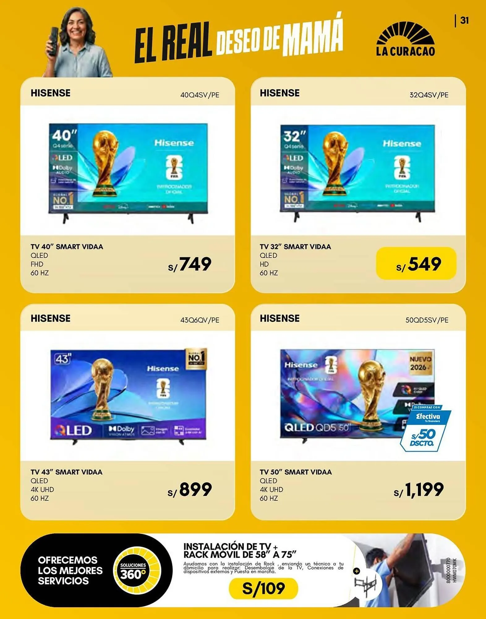 Catalogo de Catálogo La Curacao 6 de mayo al 31 de mayo 2026 - Pag 31
