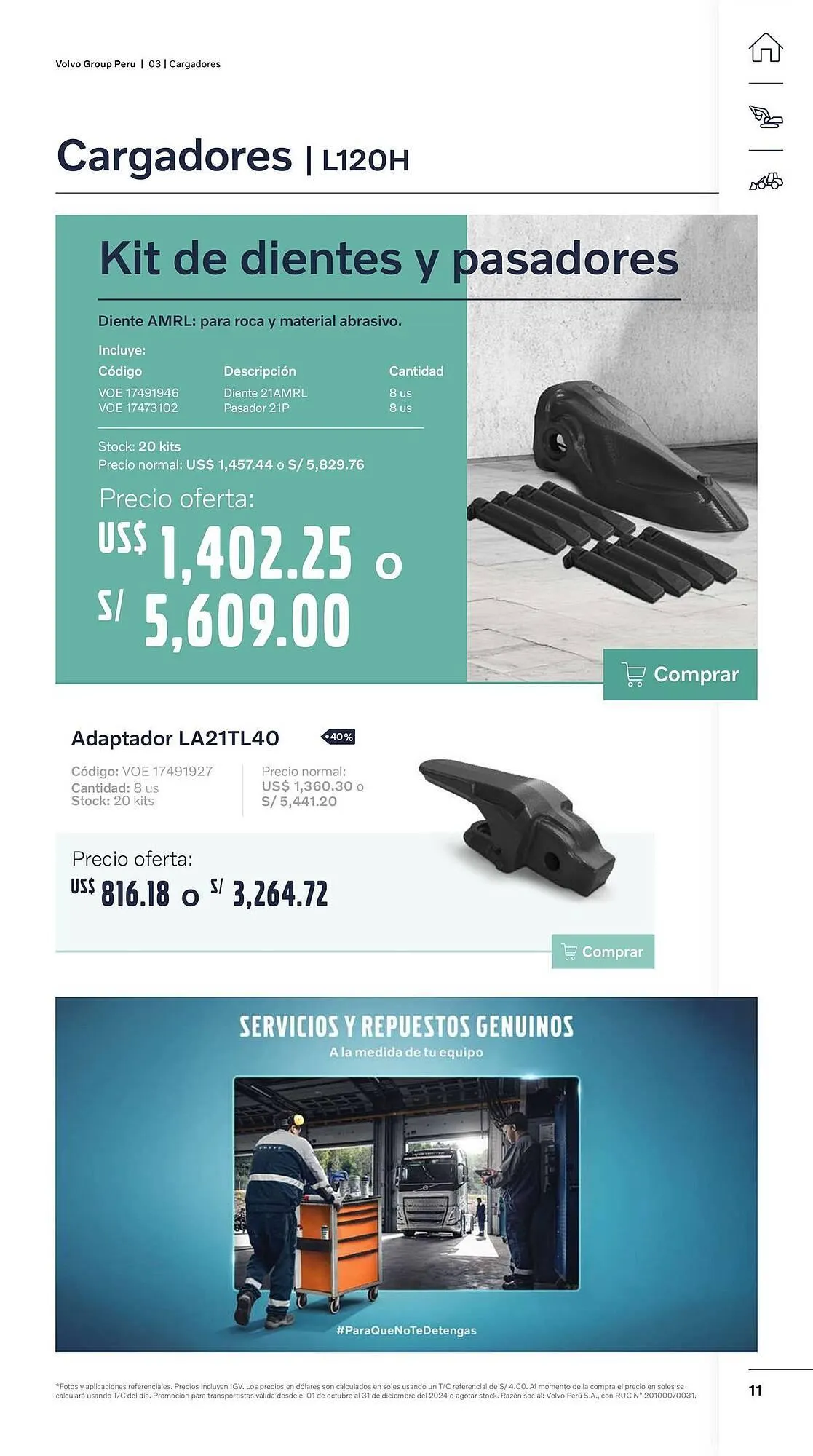 Catalogo de Catálogo Volvo 29 de octubre al 31 de diciembre 2024 - Pag 11