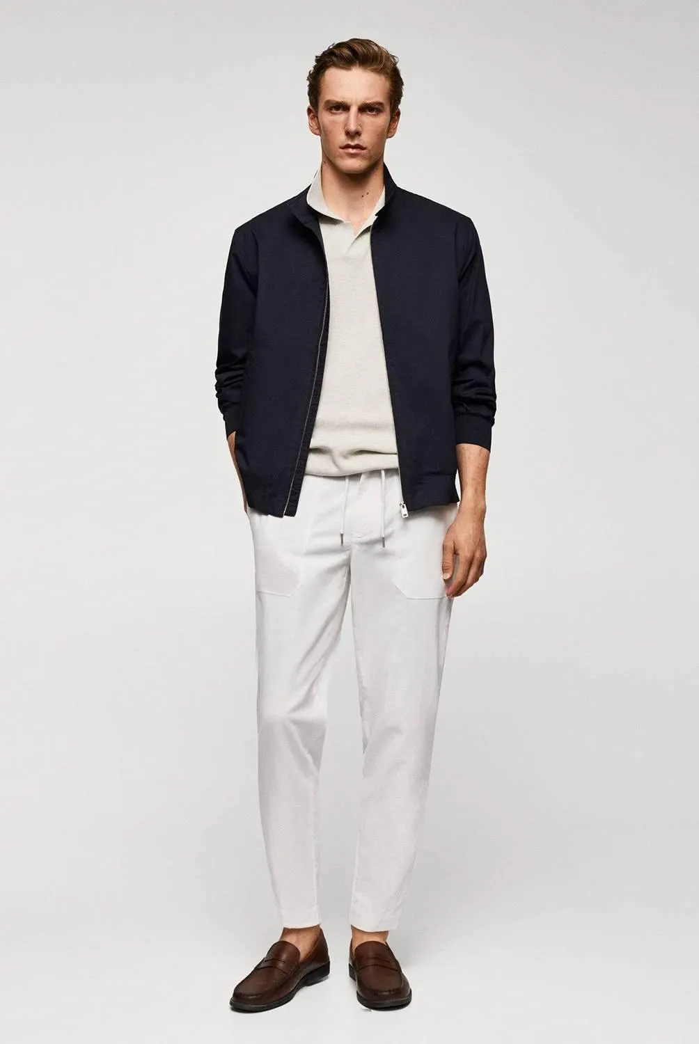 Casaca Casual Hombre Mango