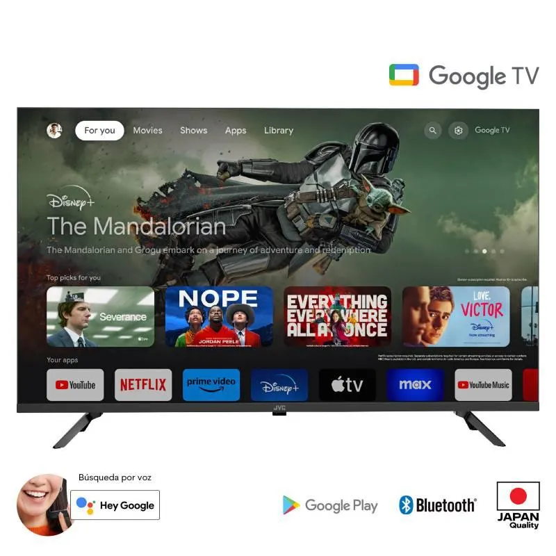 Televisor LED 40" JVC FHD GOOGLE TV
