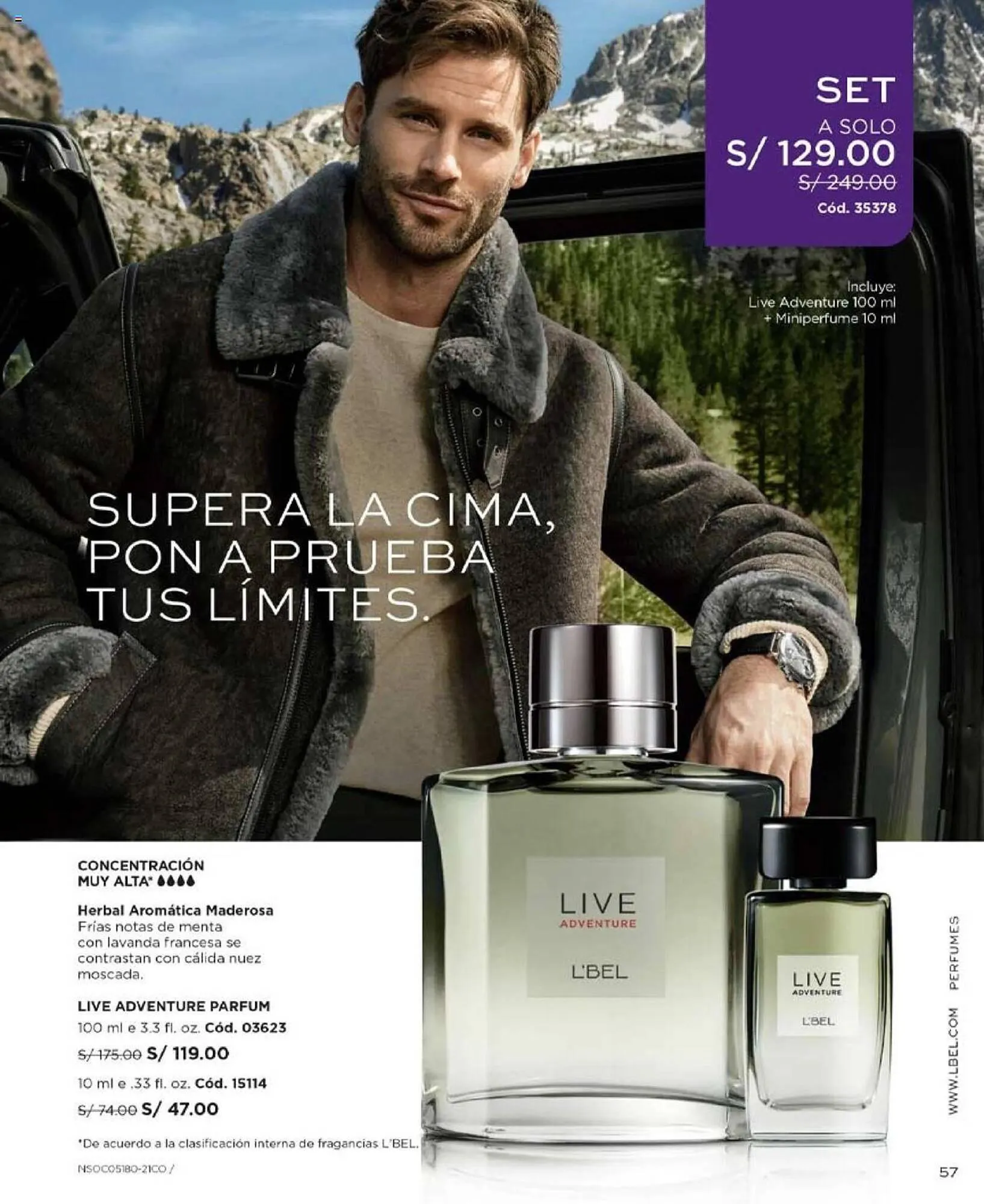 Catalogo de Catálogo L'Bel 1 de octubre al 31 de octubre 2024 - Pag 57