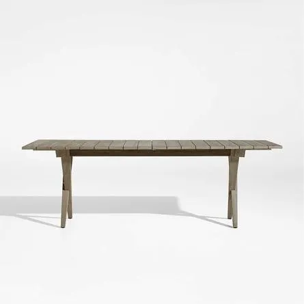 Mesa De Comedor Extensible Andorra Para Exteriores De Madera