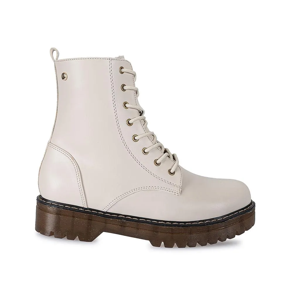 Botín Derby Casual DEXA-237 Hueso Piazza
