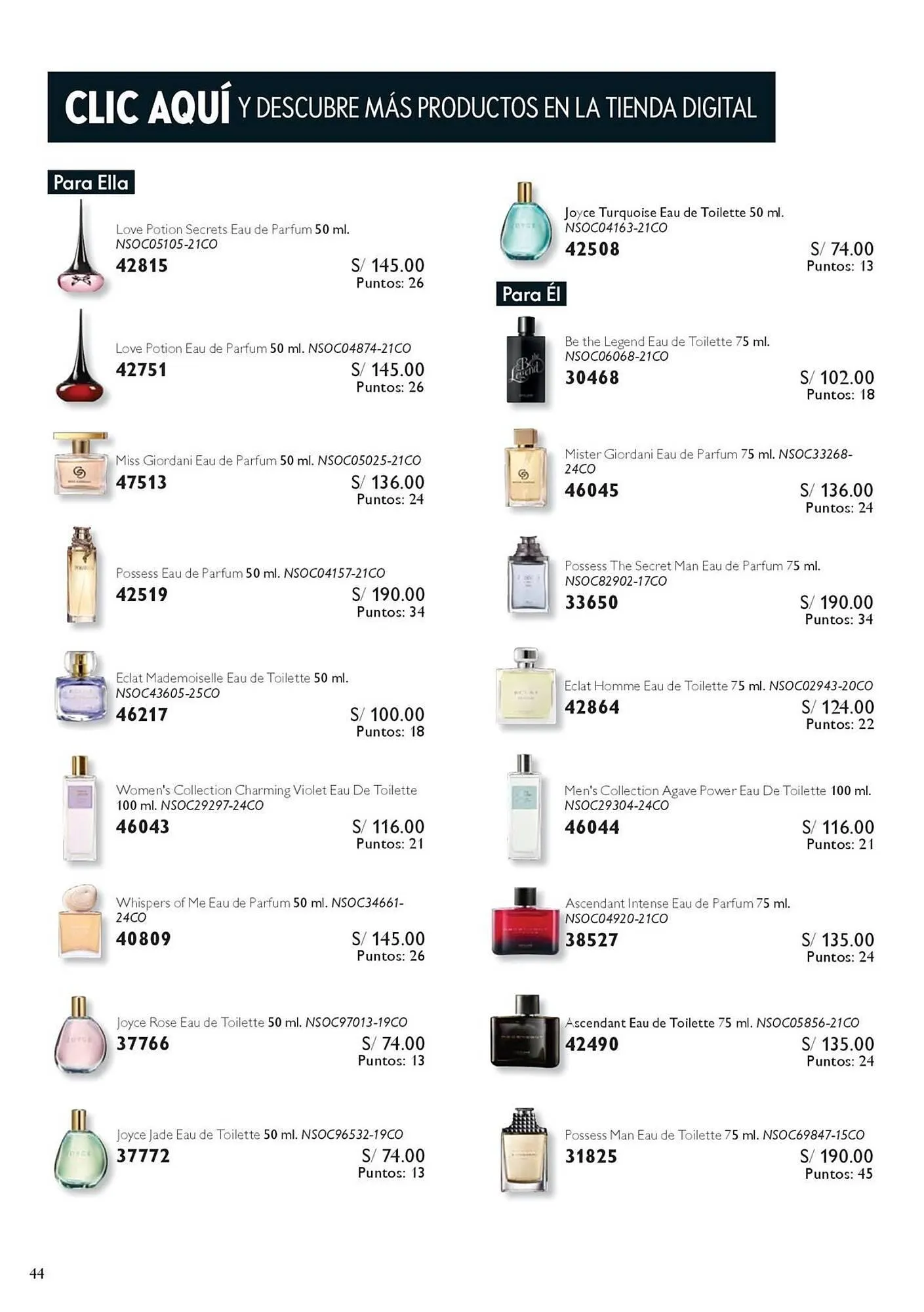 Catalogo de Catálogo Oriflame 7 de marzo al 27 de marzo 2026 - Pag 44