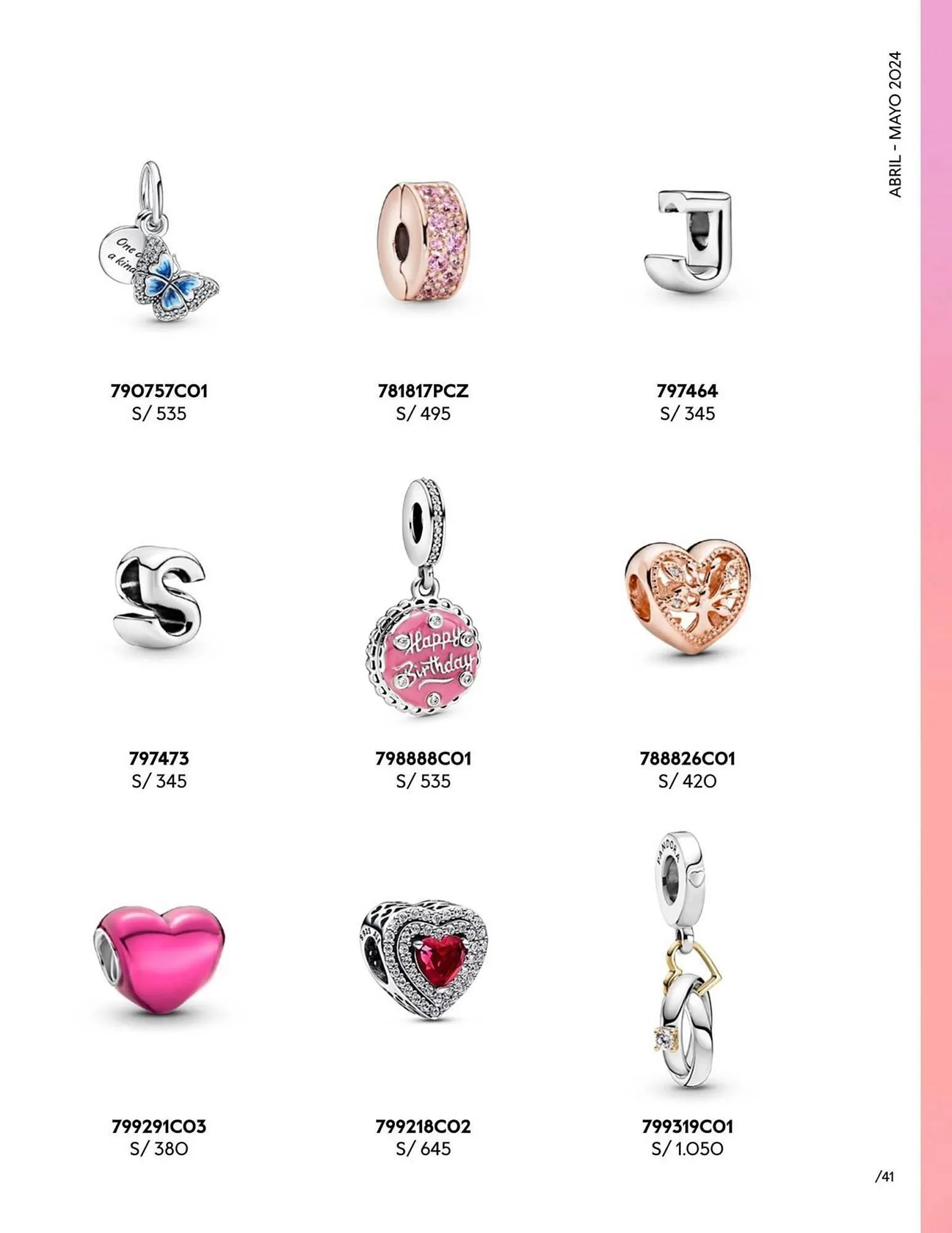 Catalogo de Catálogo Pandora 29 de abril al 31 de mayo 2024 - Pag 41
