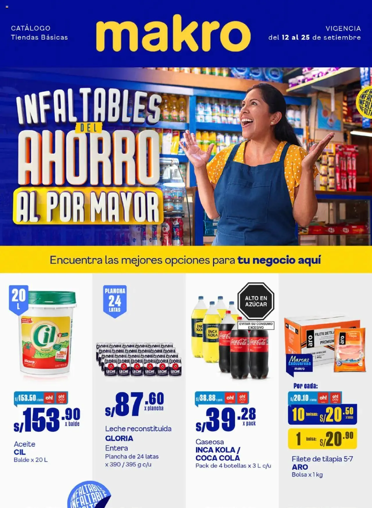 Catalogo de Makro Catálogo- digital tiendas basicas 12 de setiembre al 25 de setiembre 2024 - Pag 1