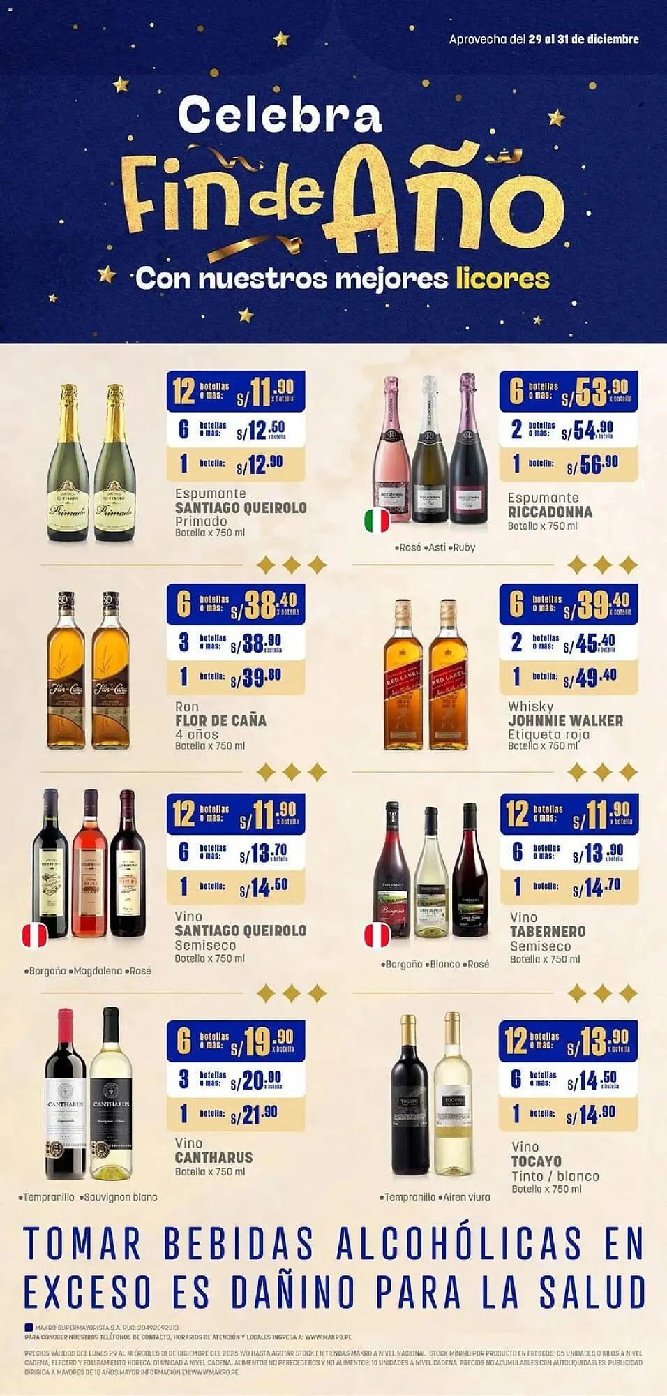 Catalogo de Catálogo Makro 29 de diciembre al 31 de diciembre 2025 - Pag 1